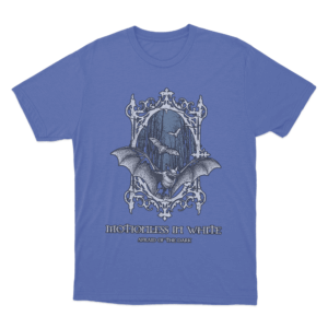 Afraid Of The Dark Bat Unisex T Shirt Blue