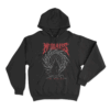 Motionless In White Cloaked Figure Print Unisex Hoodie Black