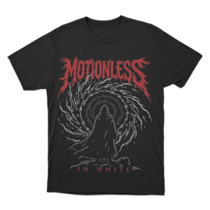 Motionless In White Cloaked Figure Unisex T Shirt Black